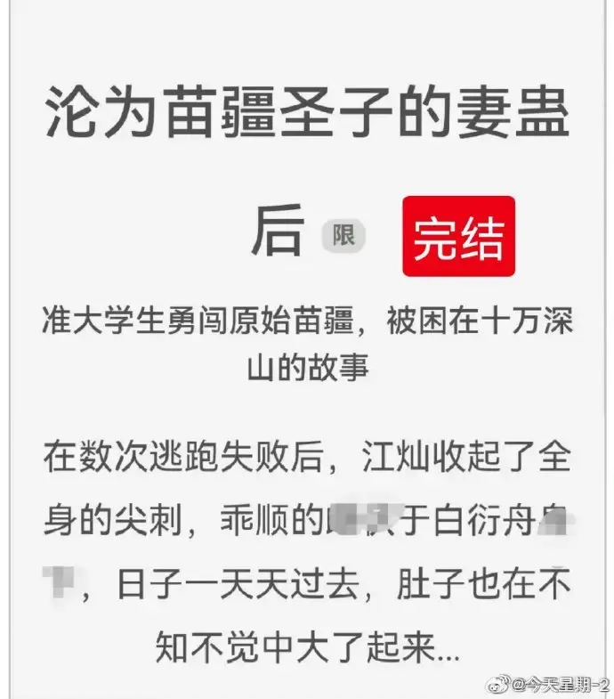 《沦为苗疆圣子的妻蛊后》全集txt下载-狐狸雨小说免费阅读-沦为苗疆圣子的妻蛊后全文完结版在线看