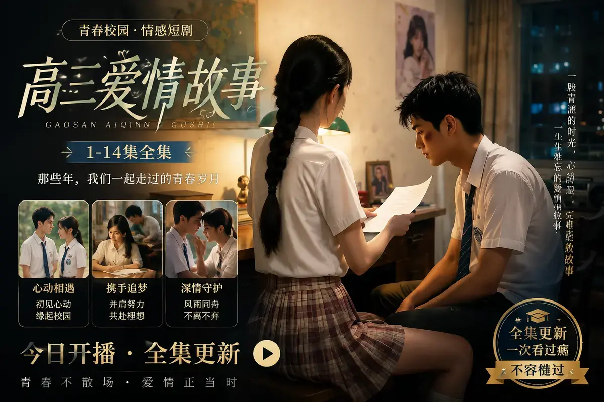 AI短剧《B中爱情故事》18集全无删减中字版完整剧情梳理-IF线结局彩蛋揭秘-炸裂青春疼痛爱情故事免费在线观看
